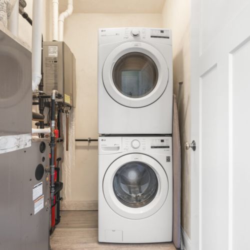 In unit washer & dryer