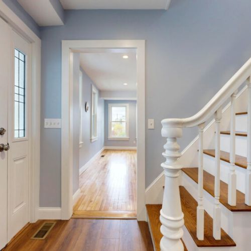 Entry to dining room| stairs to second floor