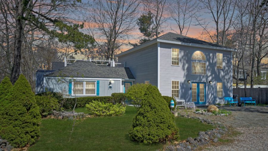Visual representative of Blue Doors at Dusk