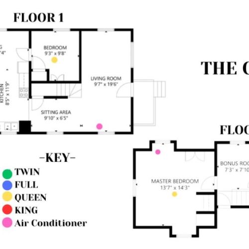 Floor plan for the cove