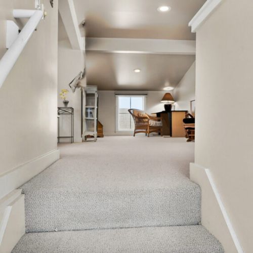 Leading up to top floor