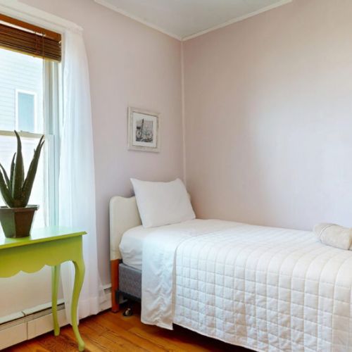 Two twin beds