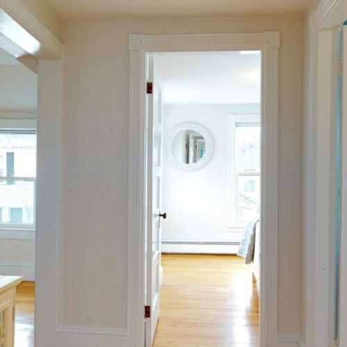 Landing on the second floor | doorway to the second bedroom