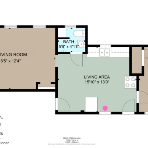 Unit b floor plan