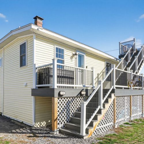 Entry side to the property