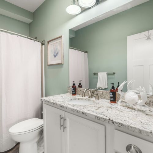 Full bath | shower/tub combo