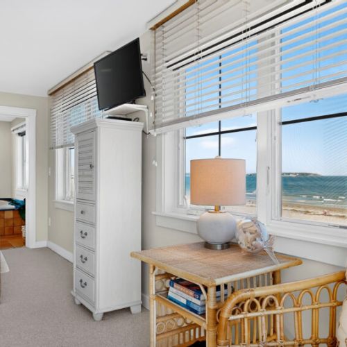Primary bedroom with ocean views