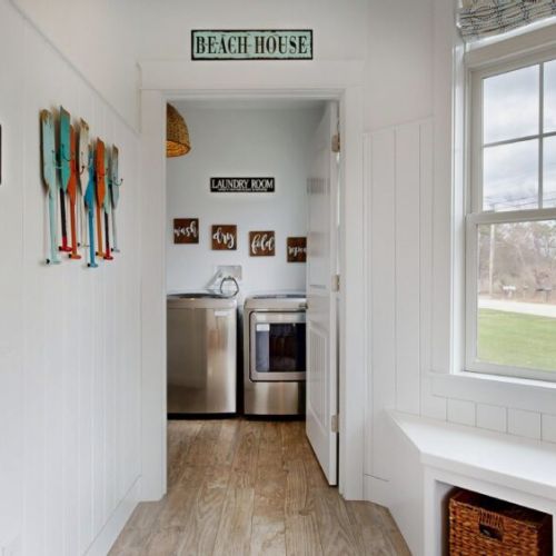 Laundry room on the first floor