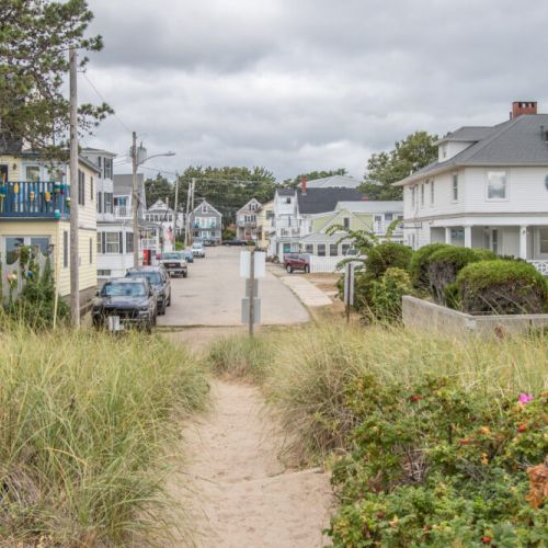 Taken from beach looking toward unit