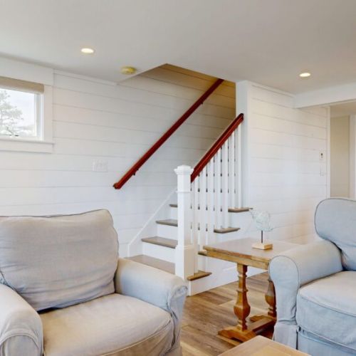 Staircase to third floor