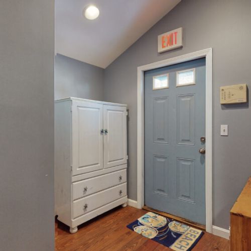 Entrance into home | storage and coat hooks