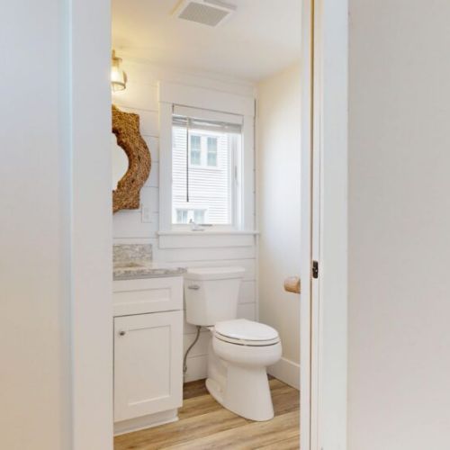 Second floor half bath