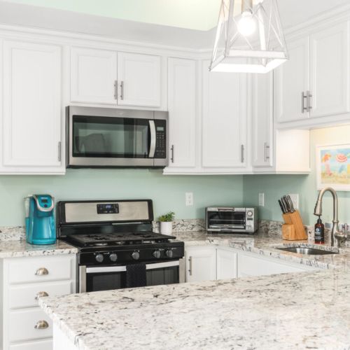 Gas stove, microwave, keurig