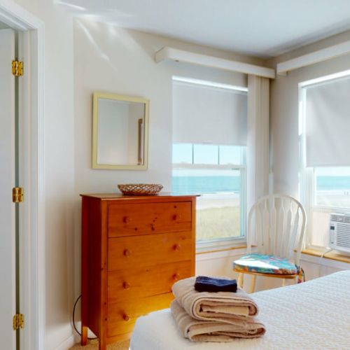 Second floor main bedroom | queen bed | ocean views | dresser available