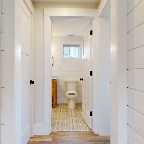 First floor full bath