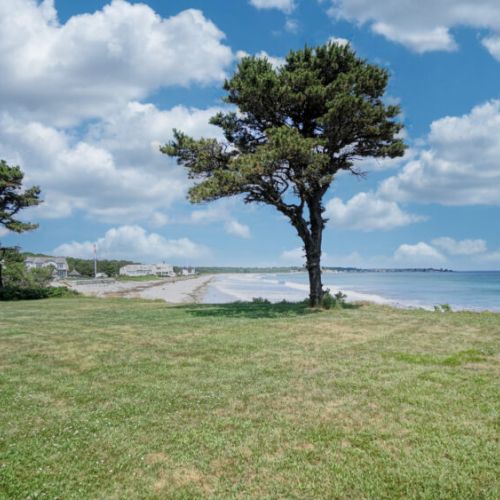 Front yard | ocean front | private beach