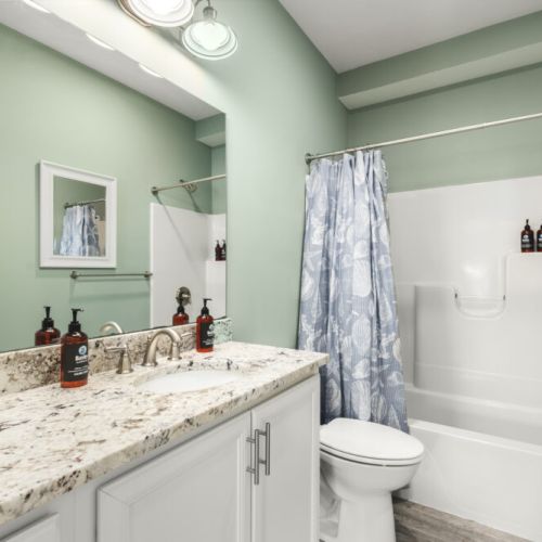 Tub/shower combo