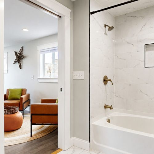 Tub/shower combo