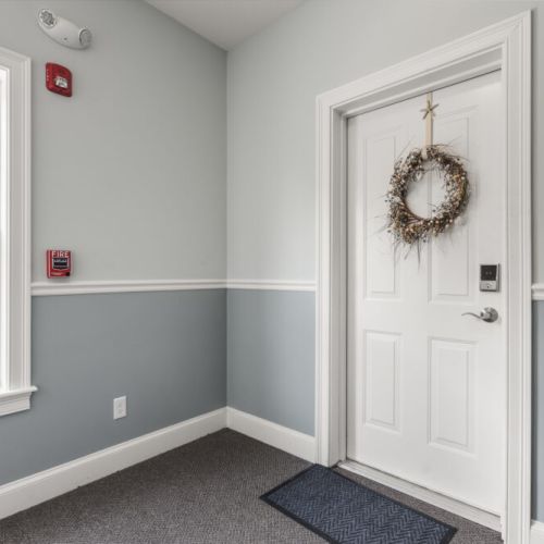 Entryway to unit