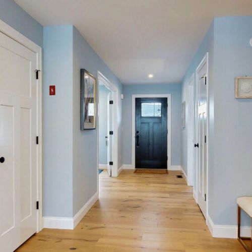 Entry into home| first floor hallway