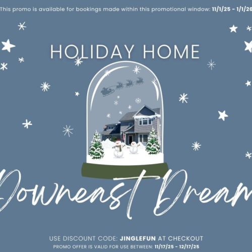 Use discount code: jinglefun at checkout! This promo is available for bookings made within this promotional window: 11/1/25 - 1/1/26