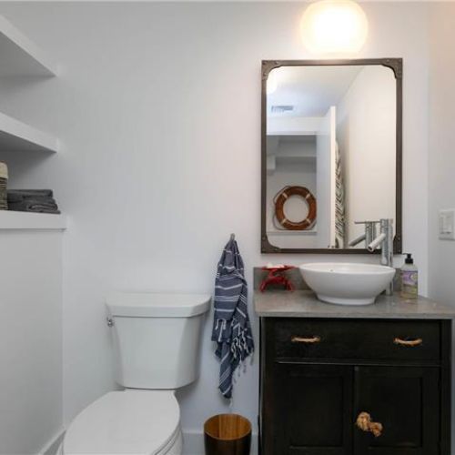 Basement bathroom