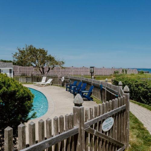 Pool entrance