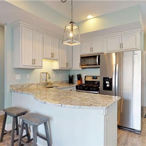 Kitchen island seating for two