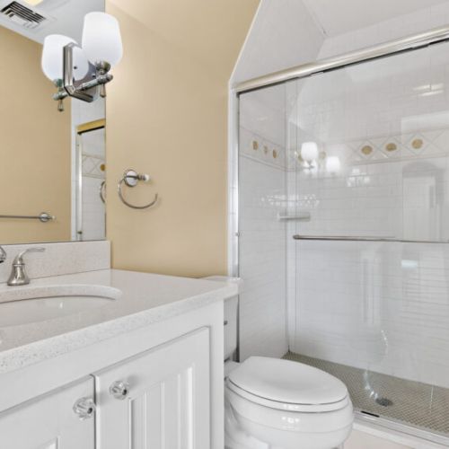 Standing shower | glass door