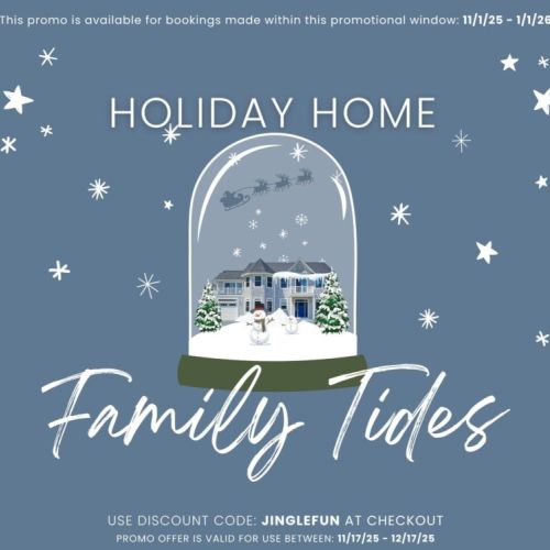Use Discount Code: JINGLEFUN at checkout! This promo is available for bookings made within this promotional window: 11/1/25 - 1/1/26