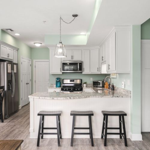 Bar stools for extra seating