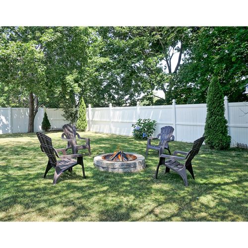 Backyard | fire pit for guest use | byow (bring your own wood)