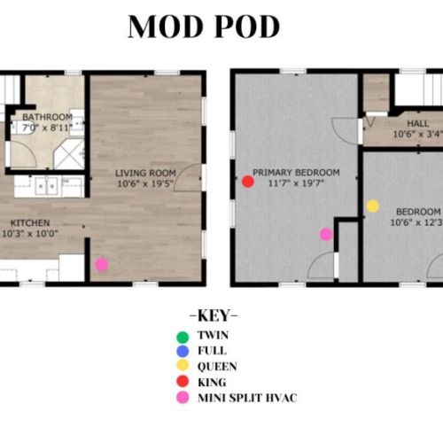 Mod pod floor plan