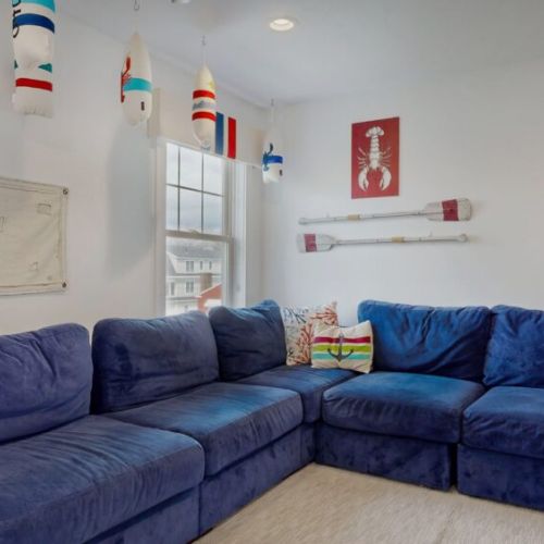 Seating in kids den