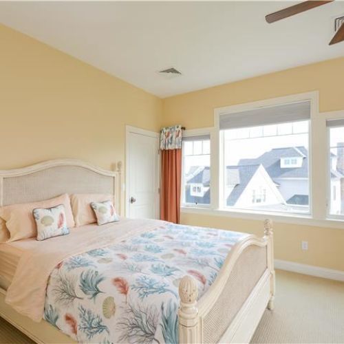 Second floor |queen bed | ocean views | full bath attached