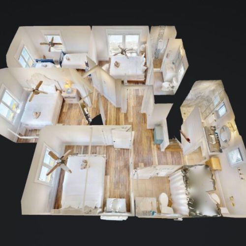 Third floor | all remaining 4 bedrooms | 3 baths