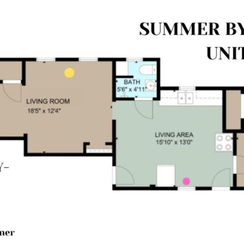 Floor plan for unit b