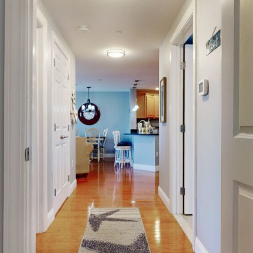 Hallway from primary room